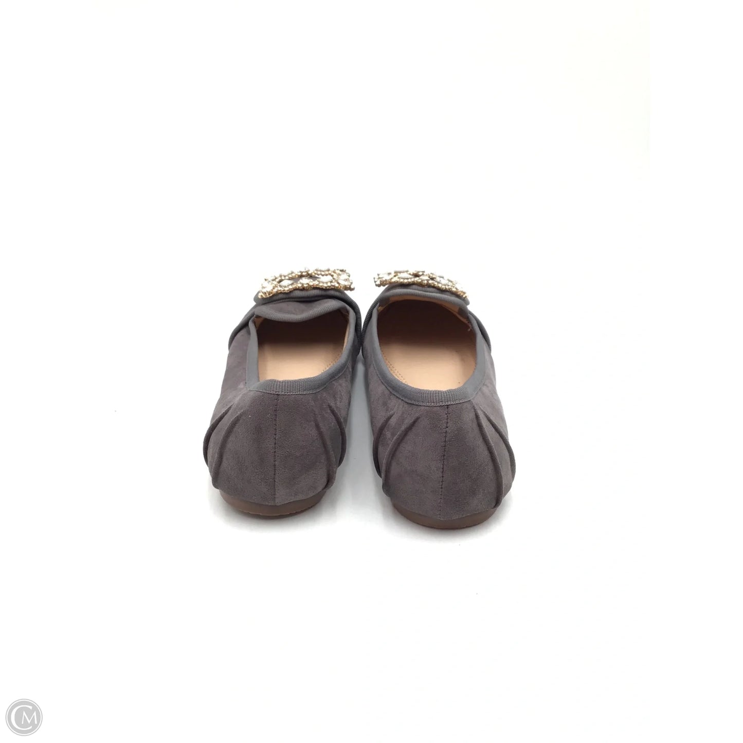 Shoes Flats By Clothes Mentor In Grey, Size: 8