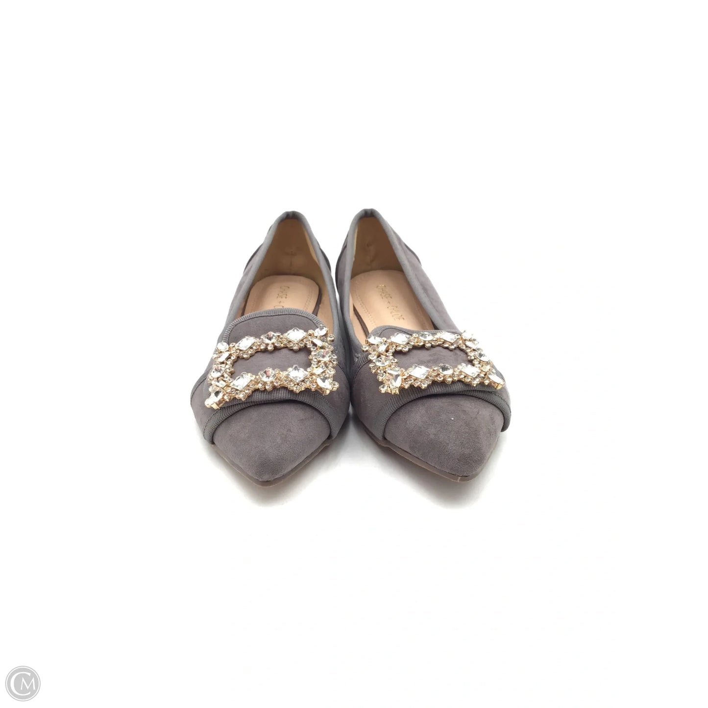 Shoes Flats By Clothes Mentor In Grey, Size: 8