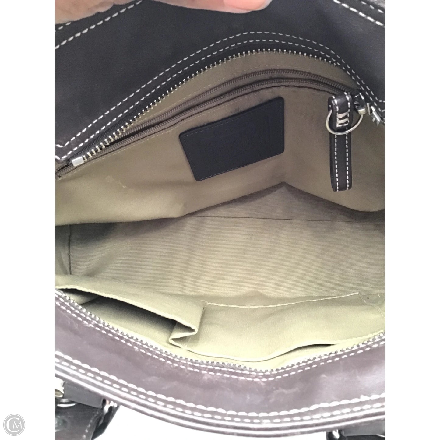 Handbag Designer By Coach, Size: Medium