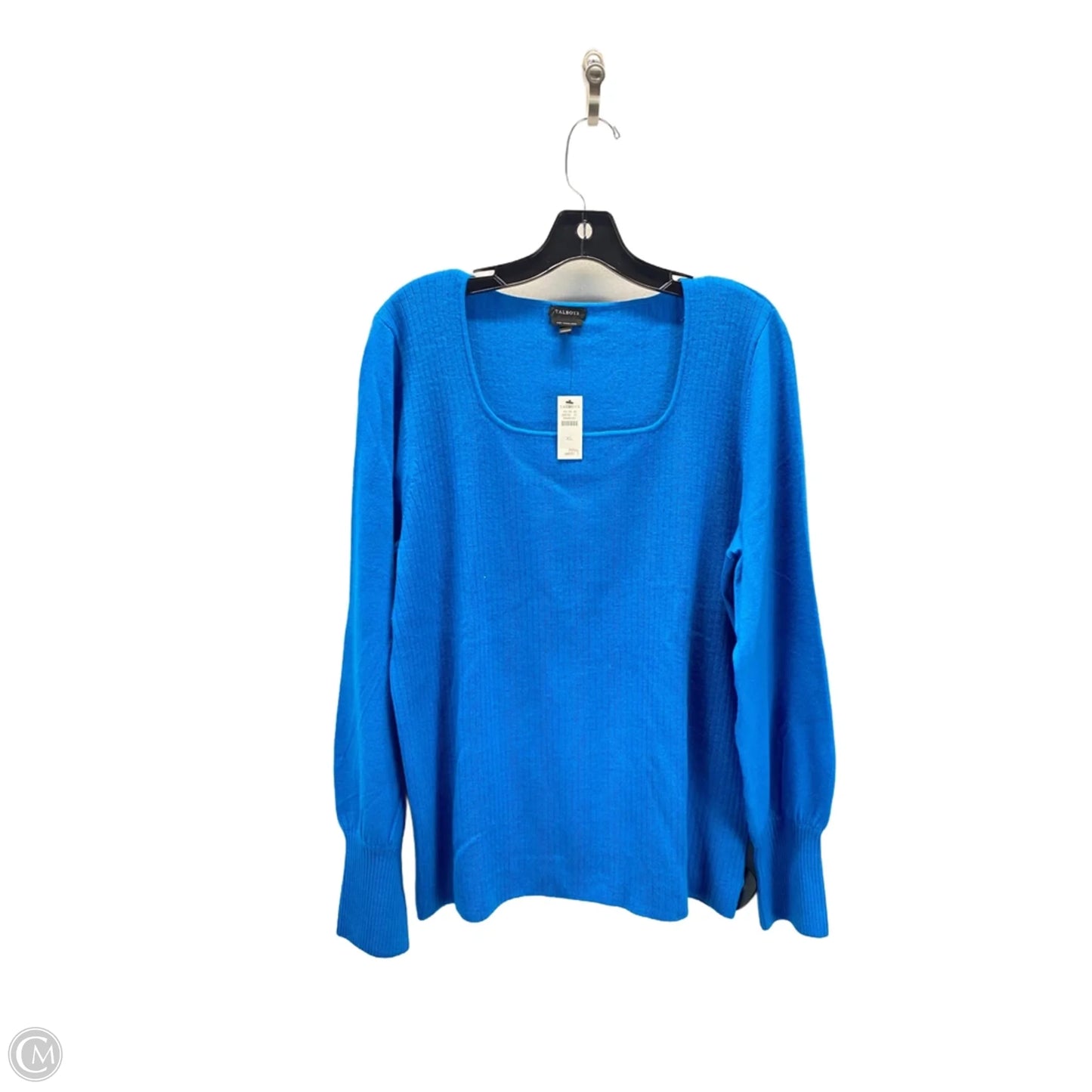 Top Long Sleeve By Talbots In Blue, Size: Xl