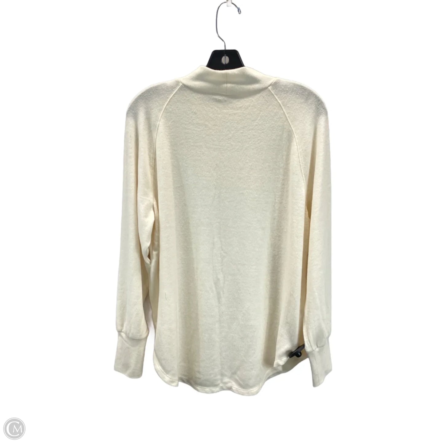 Top Long Sleeve By Loft In Cream, Size: M