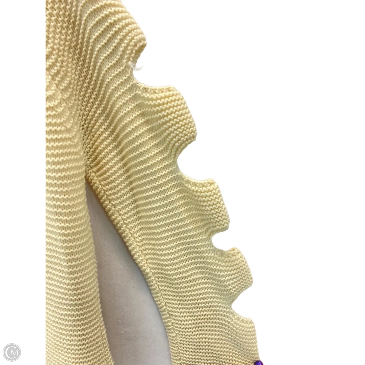 Sweater By Solutions In Beige, Size: L