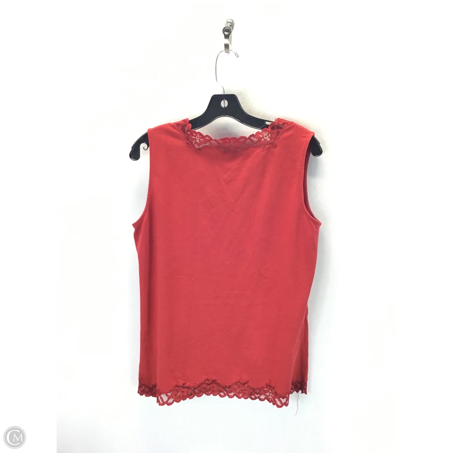 Top Sleeveless By Coldwater Creek In Red, Size: L