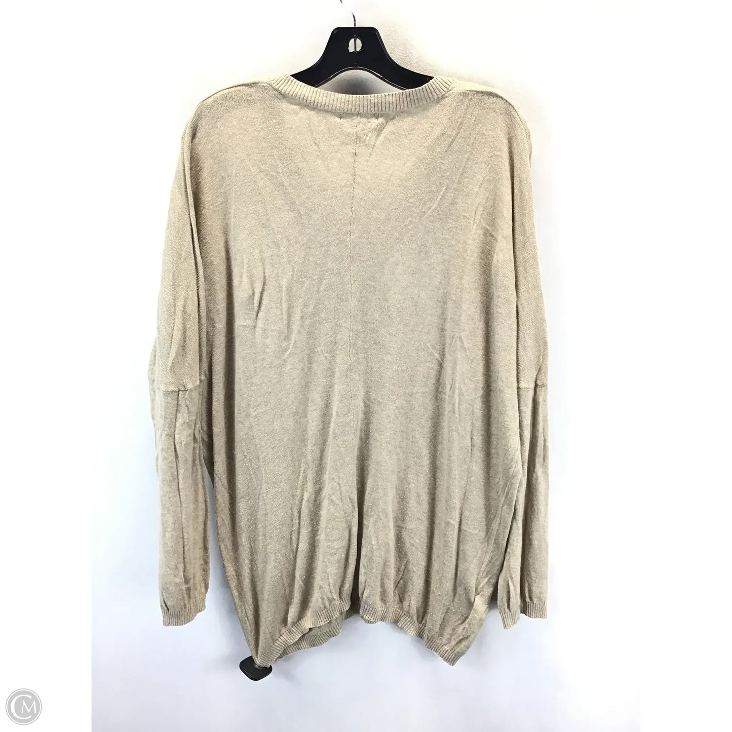 Top Long Sleeve Basic By Mango In Beige, Size: M