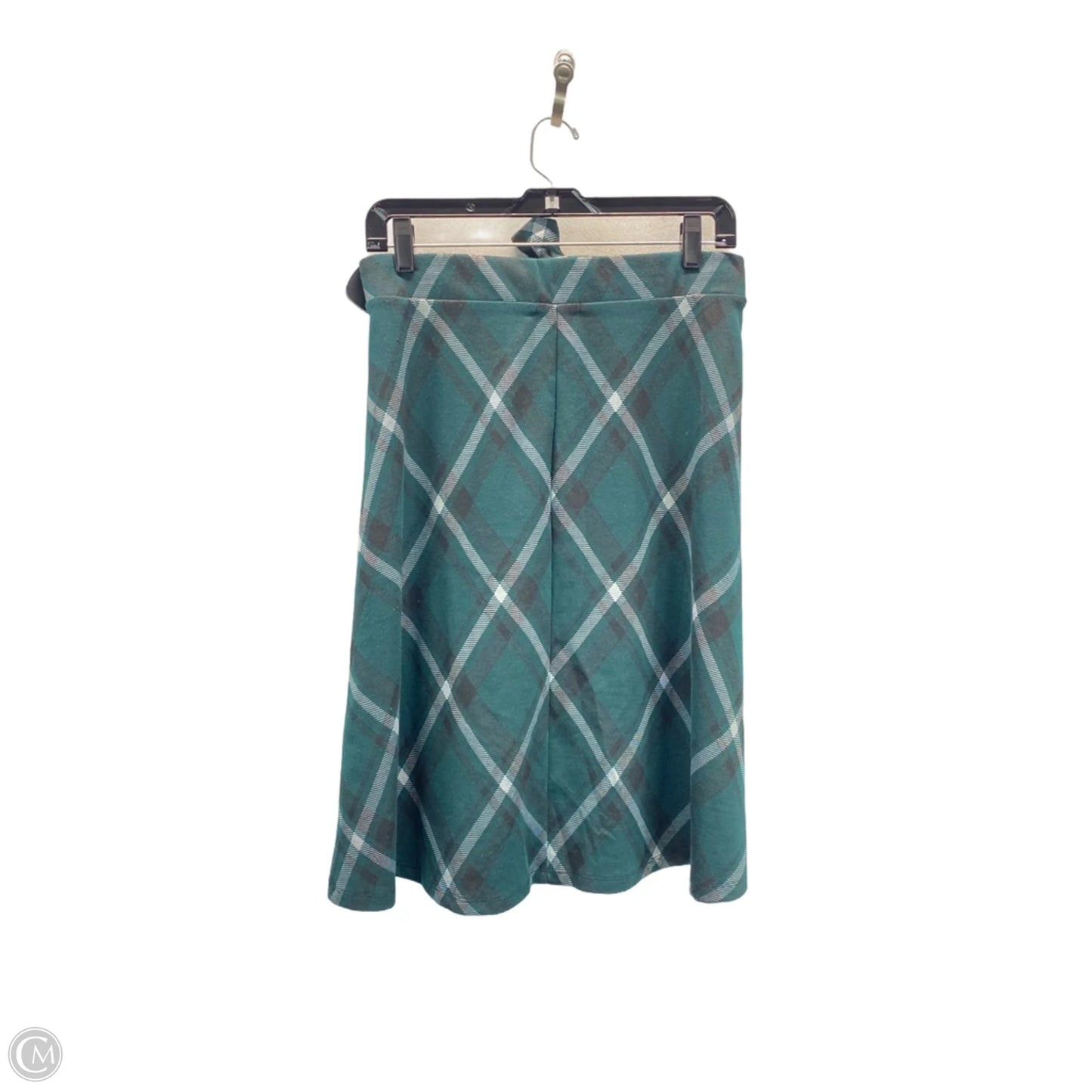Skirt Midi By Olivia Blu In Plaid Pattern, Size: Xl