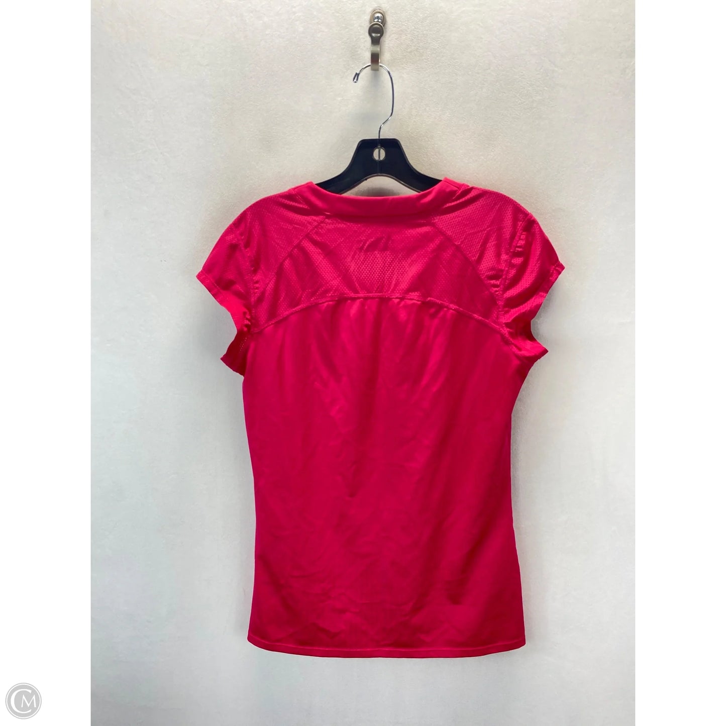 Athletic Top Short Sleeve By Roxy In Pink, Size: L