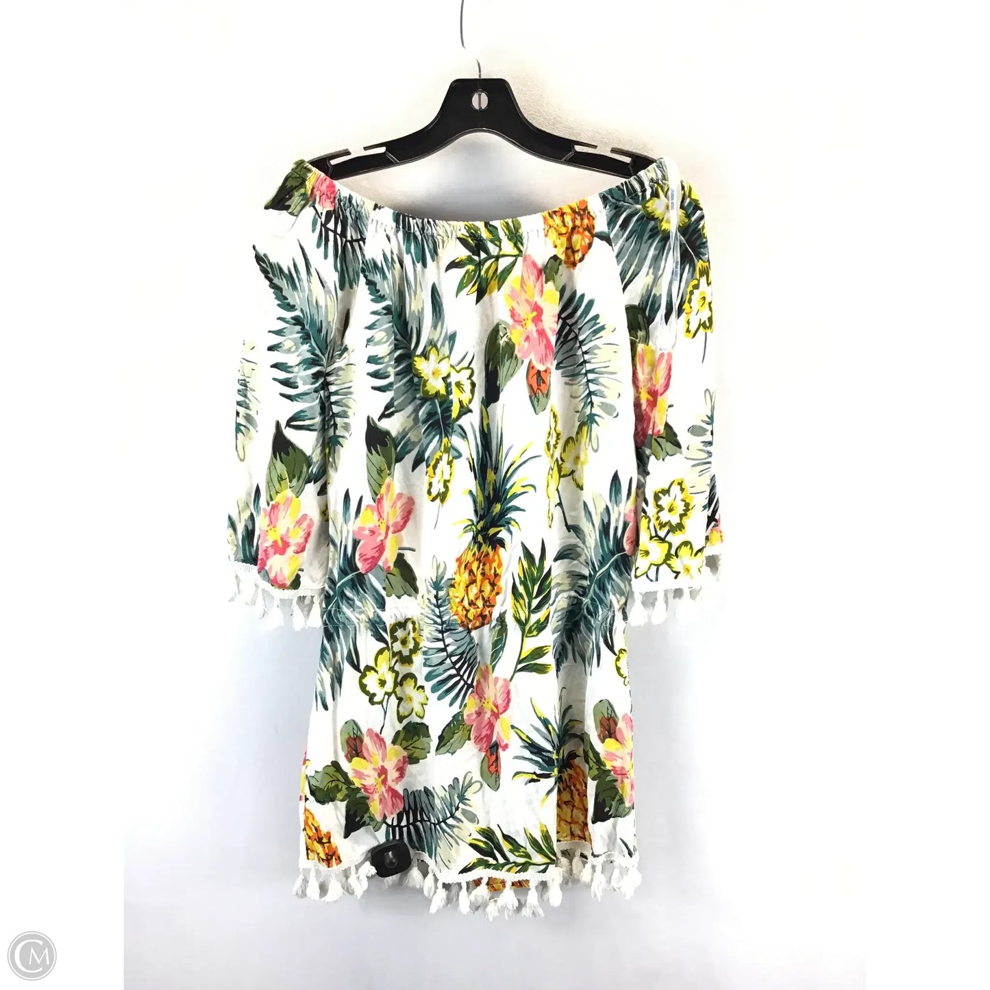 Dress Casual Short By Clothes Mentor In Tropical Print, Size: S