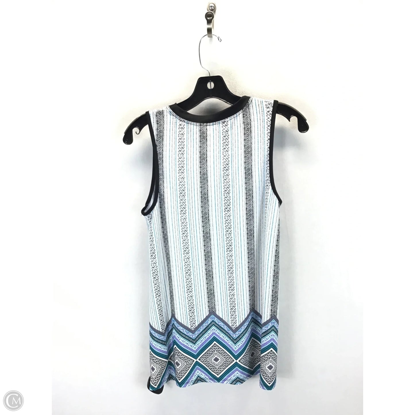 Top Sleeveless By Ab Studio In Multi-colored, Size: S