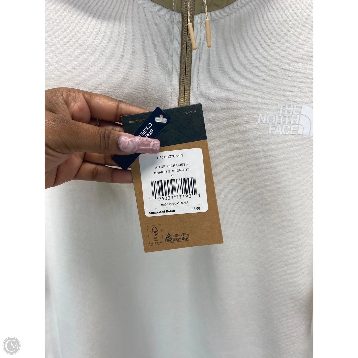 Athletic Dress By The North Face In Cream & Tan, Size: Sp