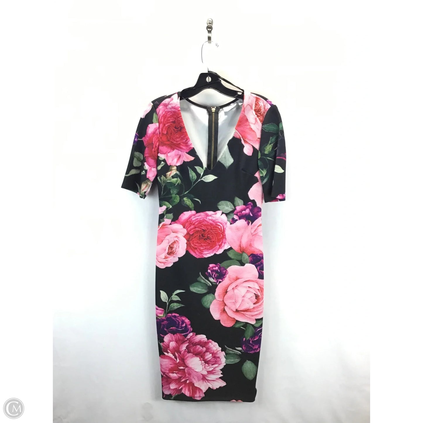 Dress Casual Midi By Clothes Mentor In Floral Print, Size: S