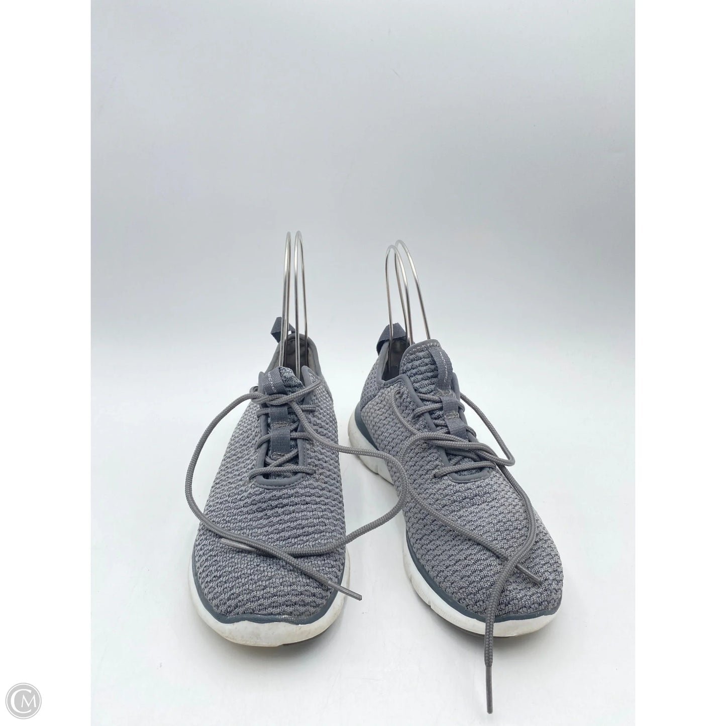 Shoes Athletic By Skechers In Grey, Size: 7.5