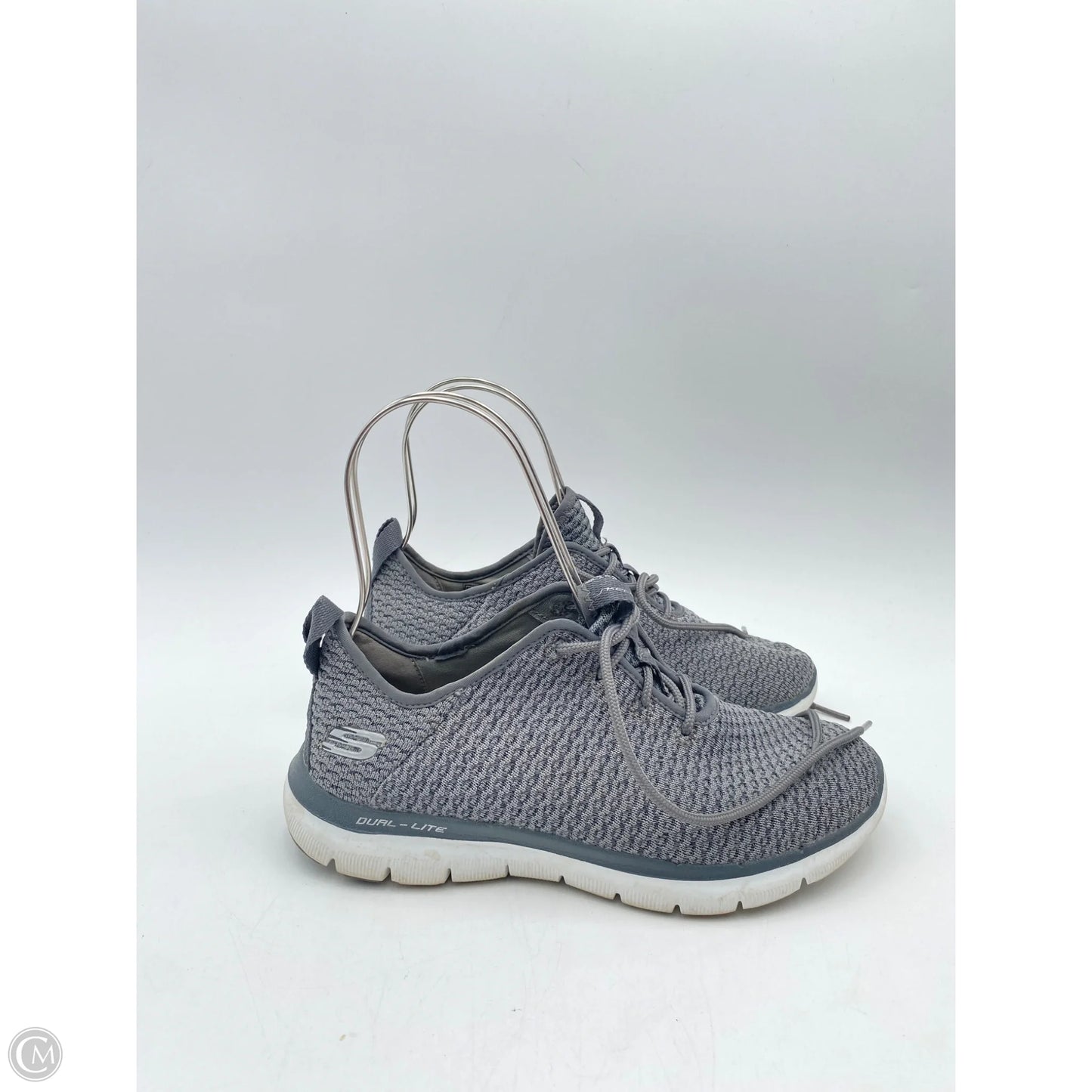 Shoes Athletic By Skechers In Grey, Size: 7.5
