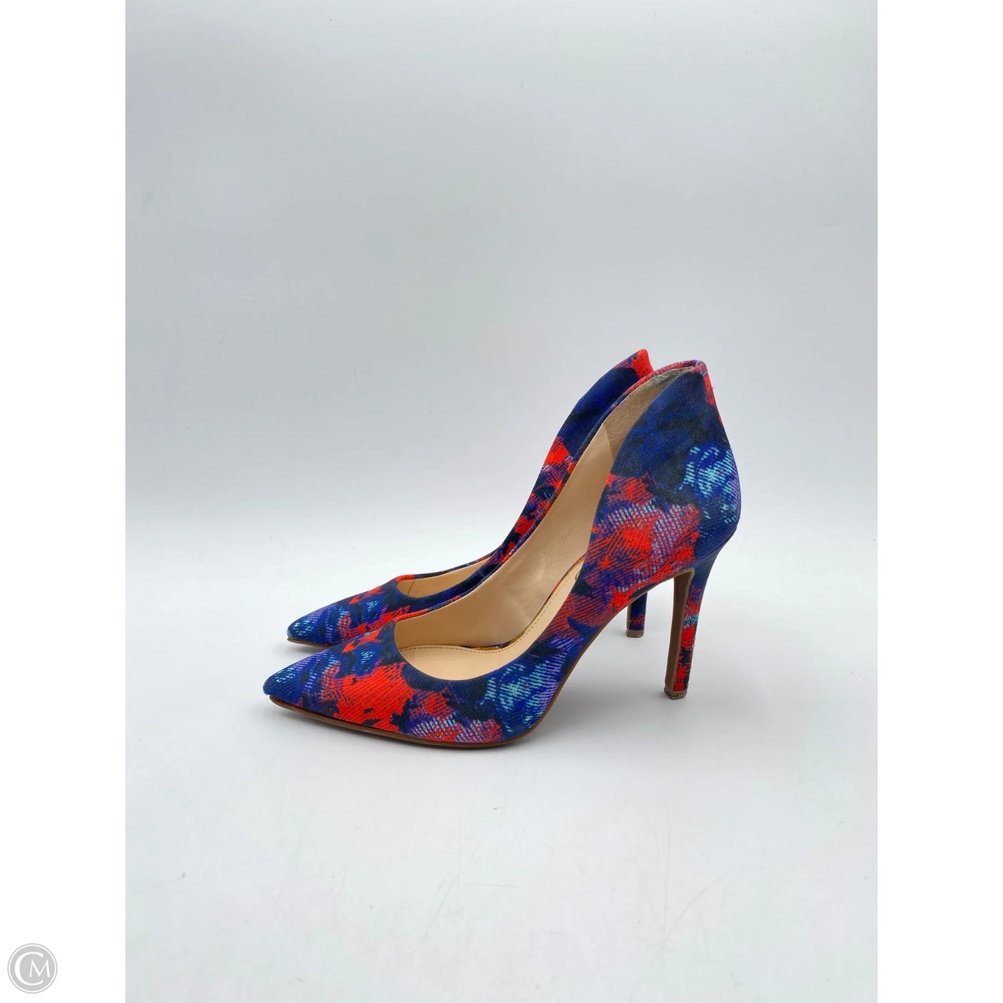 Sandals Heels Stiletto By Jessica Simpson In Multi-colored, Size: 6.5