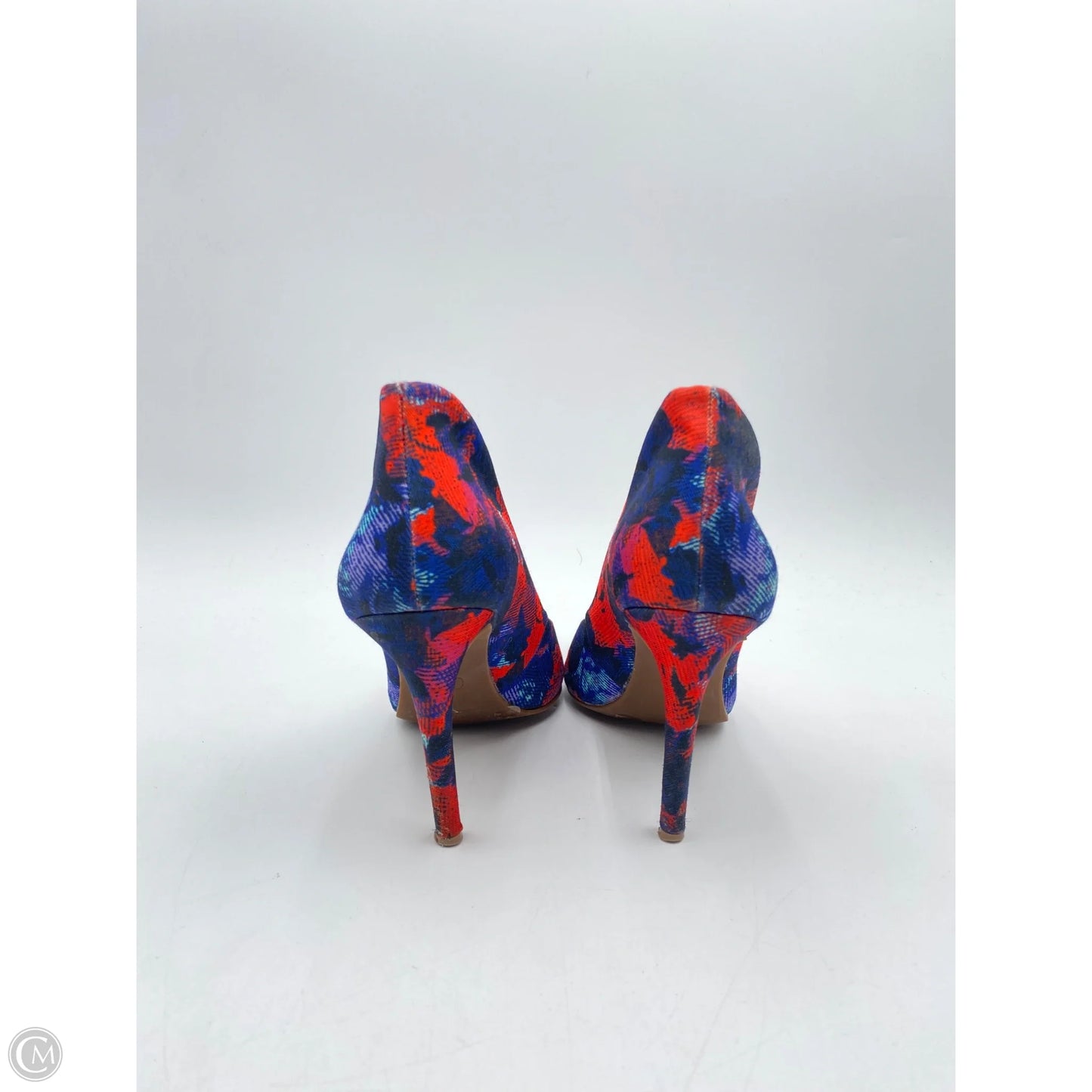 Sandals Heels Stiletto By Jessica Simpson In Multi-colored, Size: 6.5
