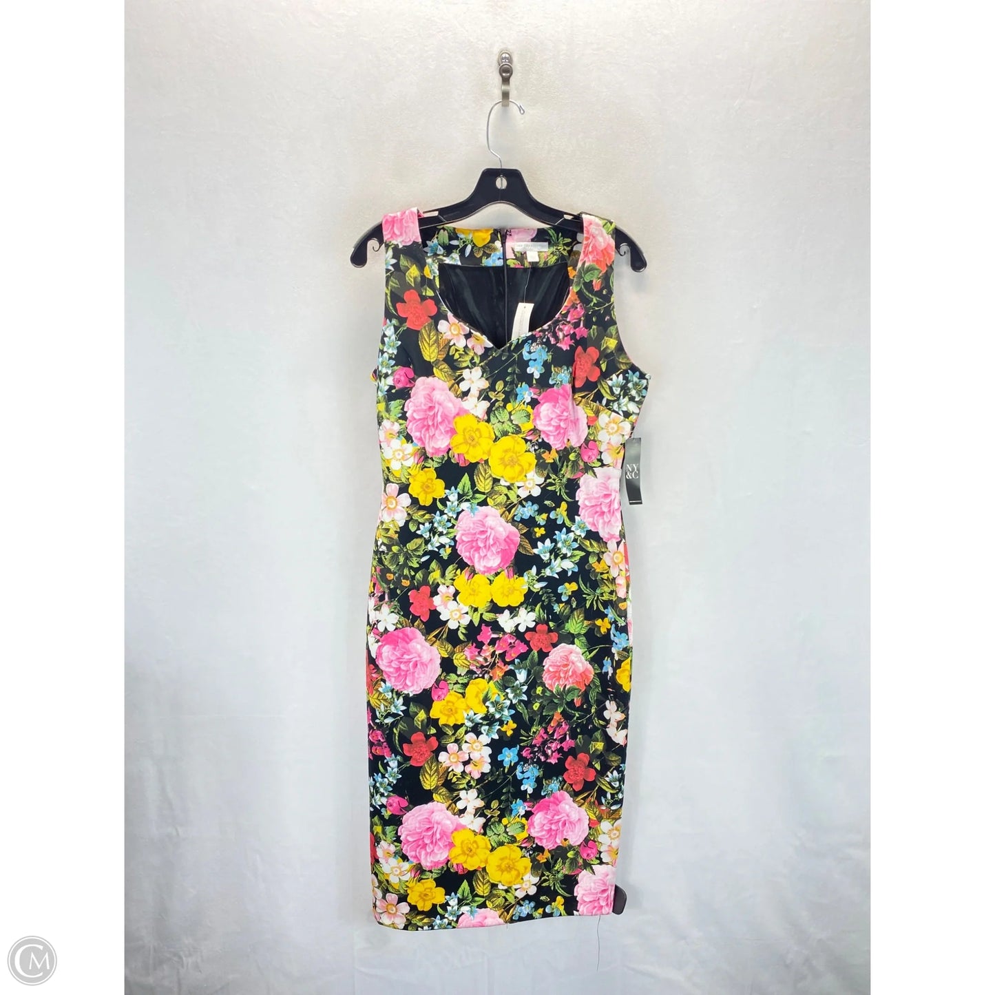 Dress Casual Midi By New York And Co In Floral Print, Size: M