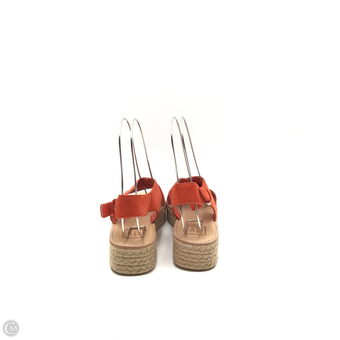 Sandals Heels Platform By Dolce Vita In Orange & Tan, Size: 8