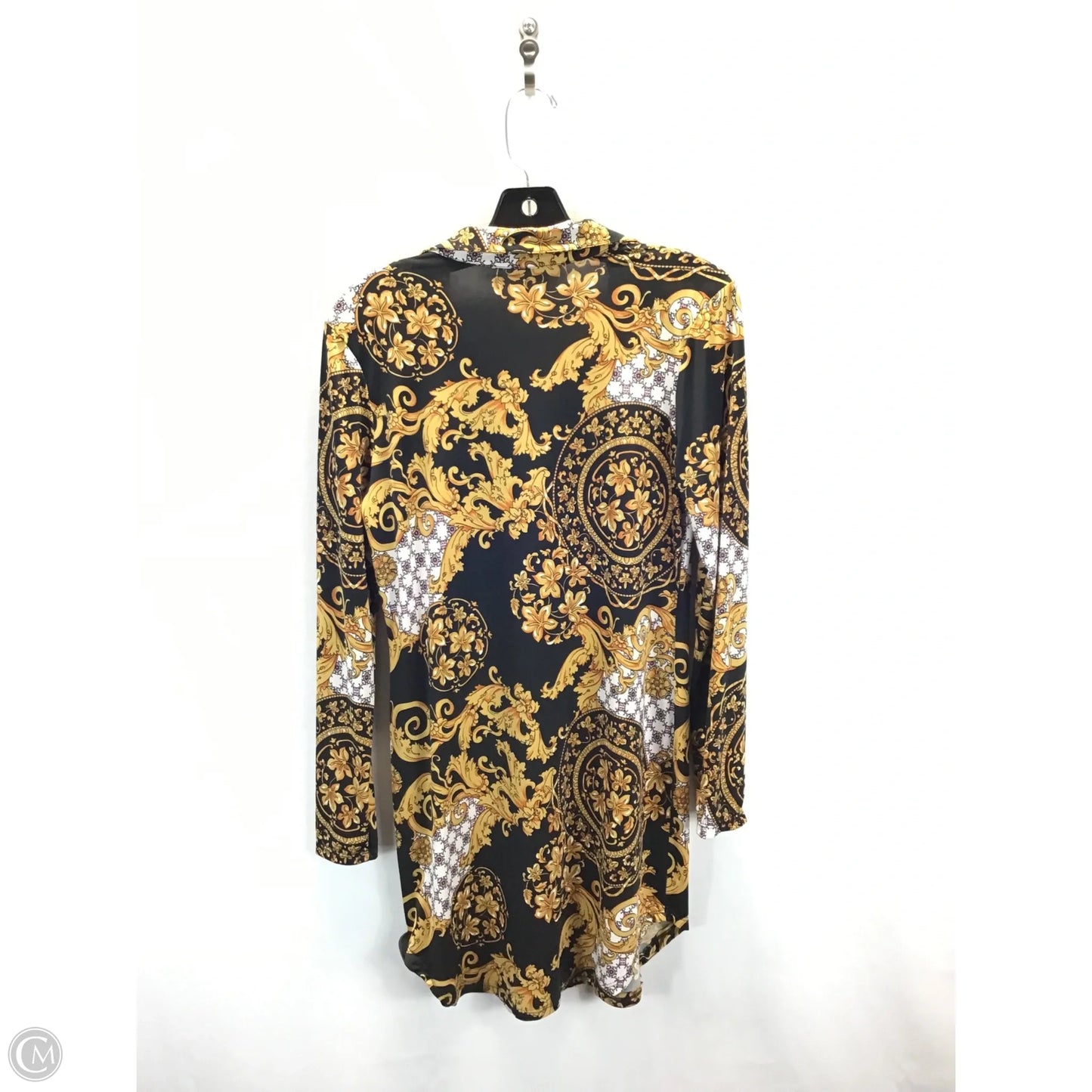 Tunic Long Sleeve By Timing In Multi-colored, Size: L