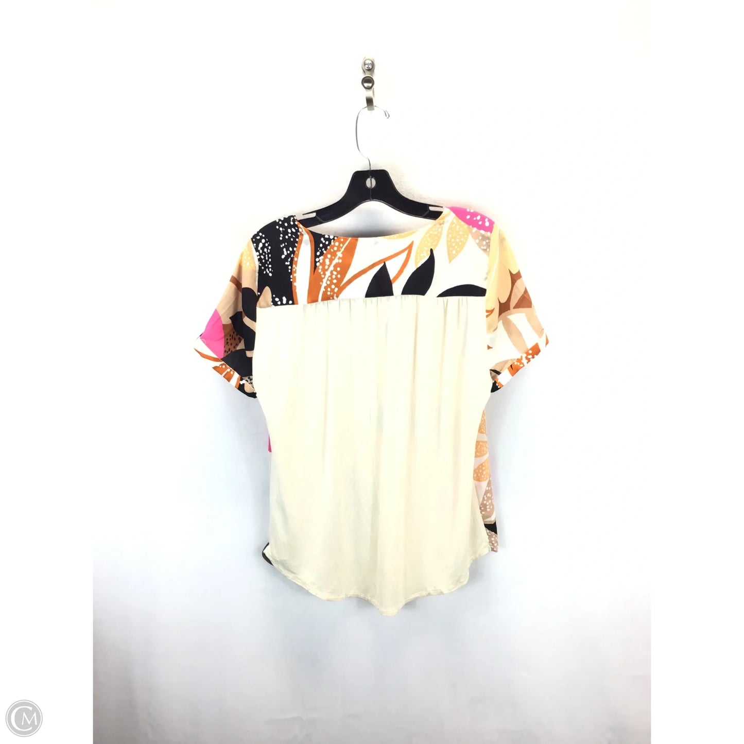 Top Short Sleeve By Apt 9 In Multi-colored, Size: M