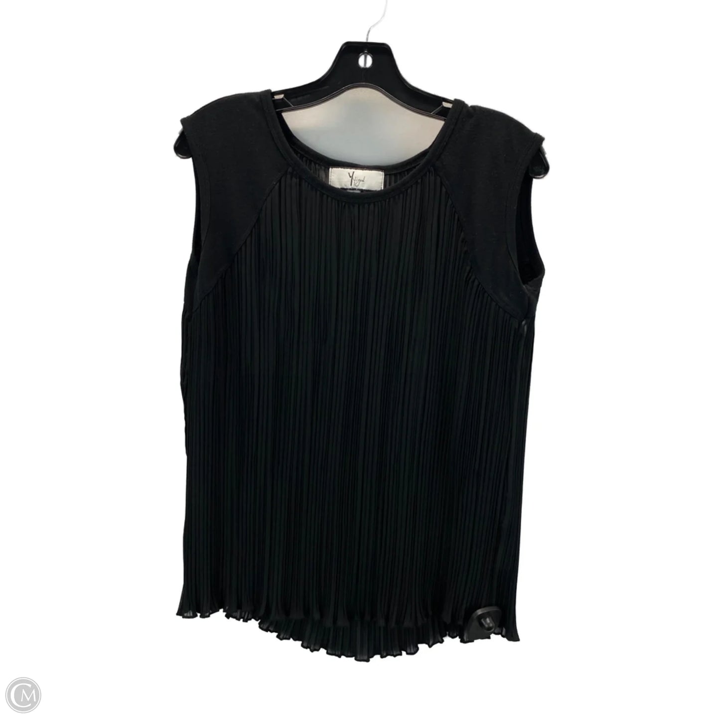 Top Sleeveless By Clothes Mentor In Black, Size: S