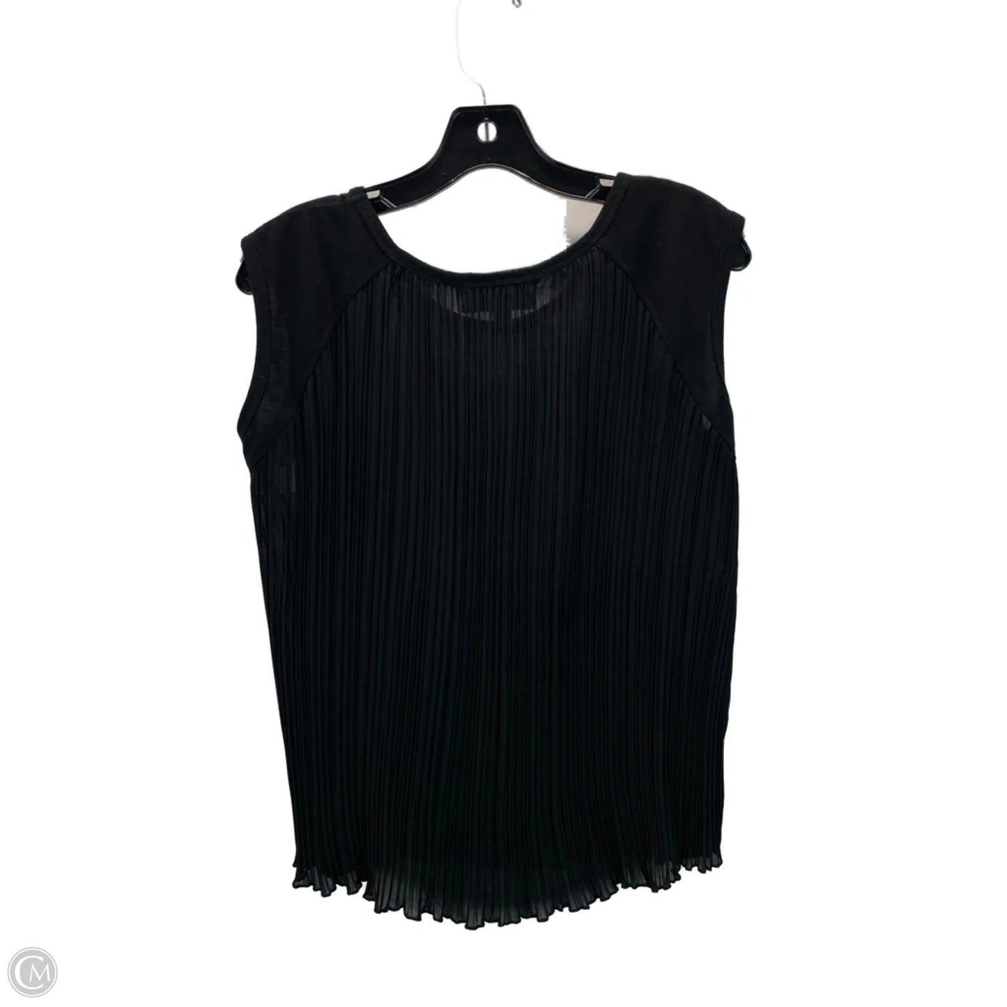 Top Sleeveless By Clothes Mentor In Black, Size: S