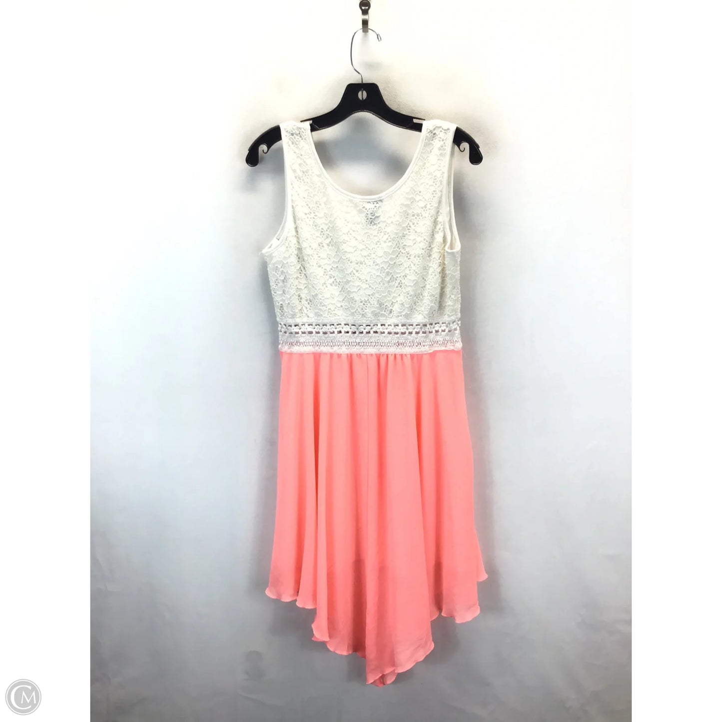 Dress Casual Short By Rue 21 In Peach, Size: Xl