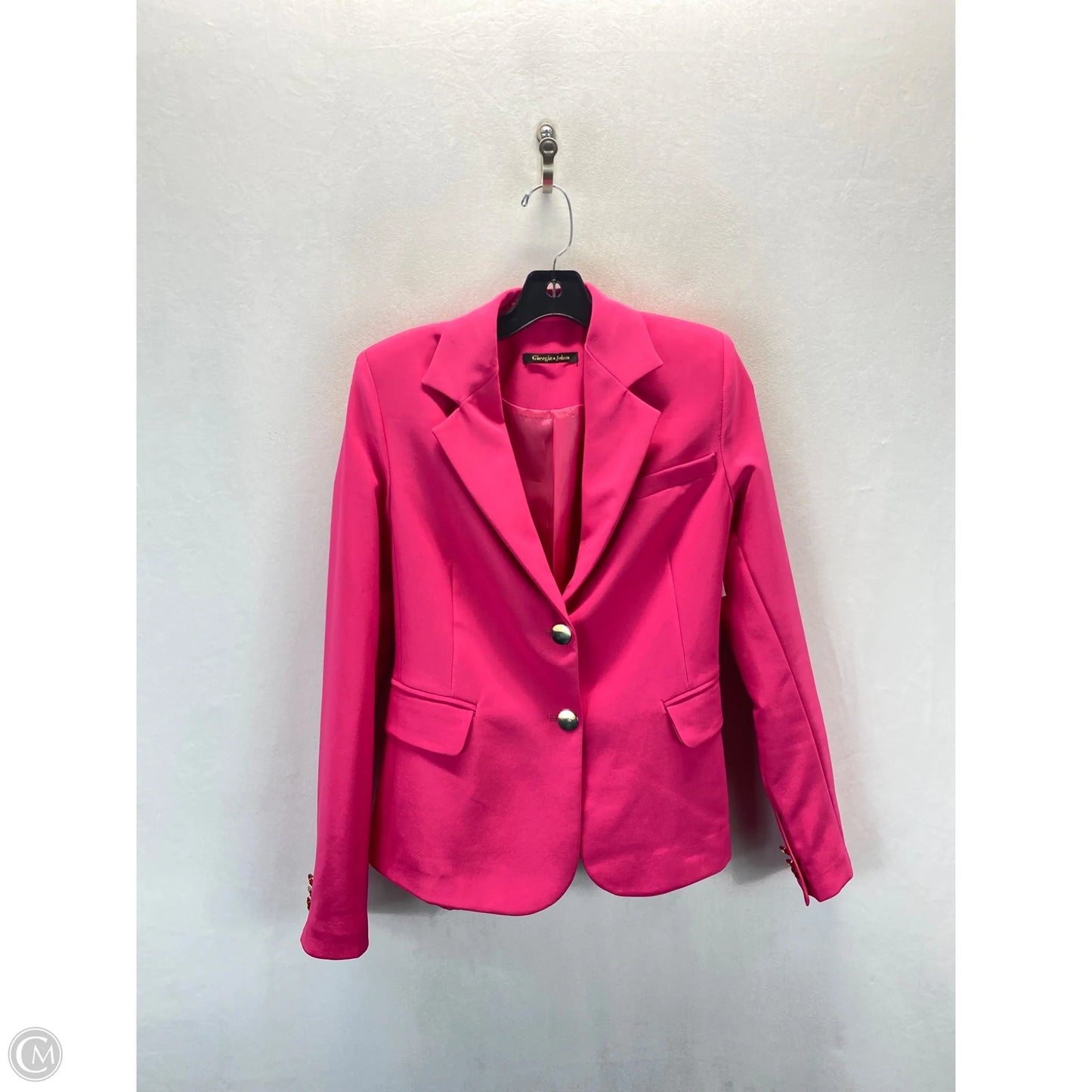 Blazer By Clothes Mentor In Pink, Size: S