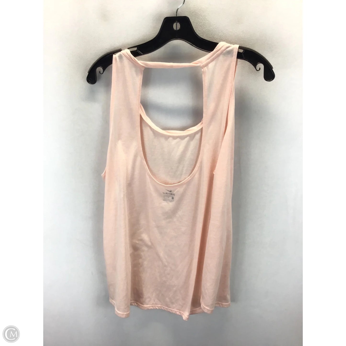 Athletic Tank Top By Nike In Peach, Size: Xl