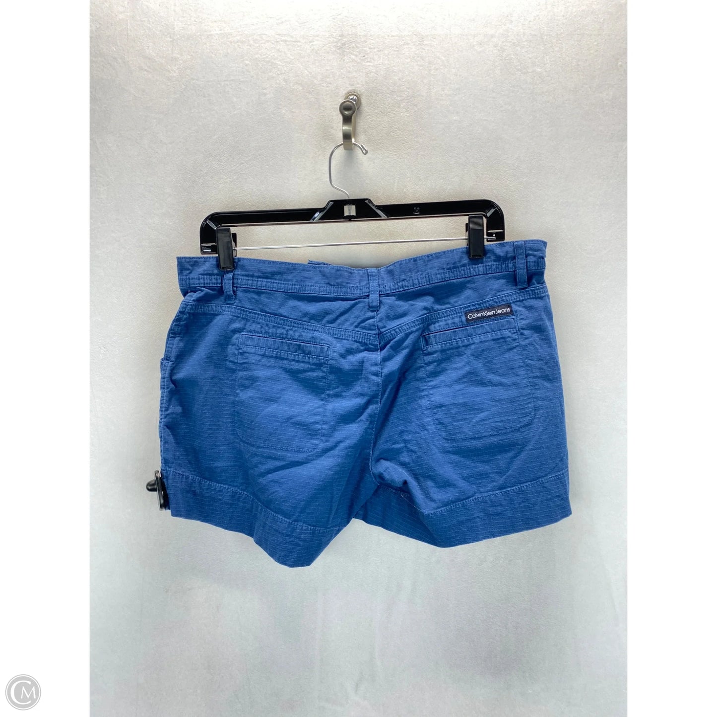 Shorts By Calvin Klein In Blue Denim, Size: 8
