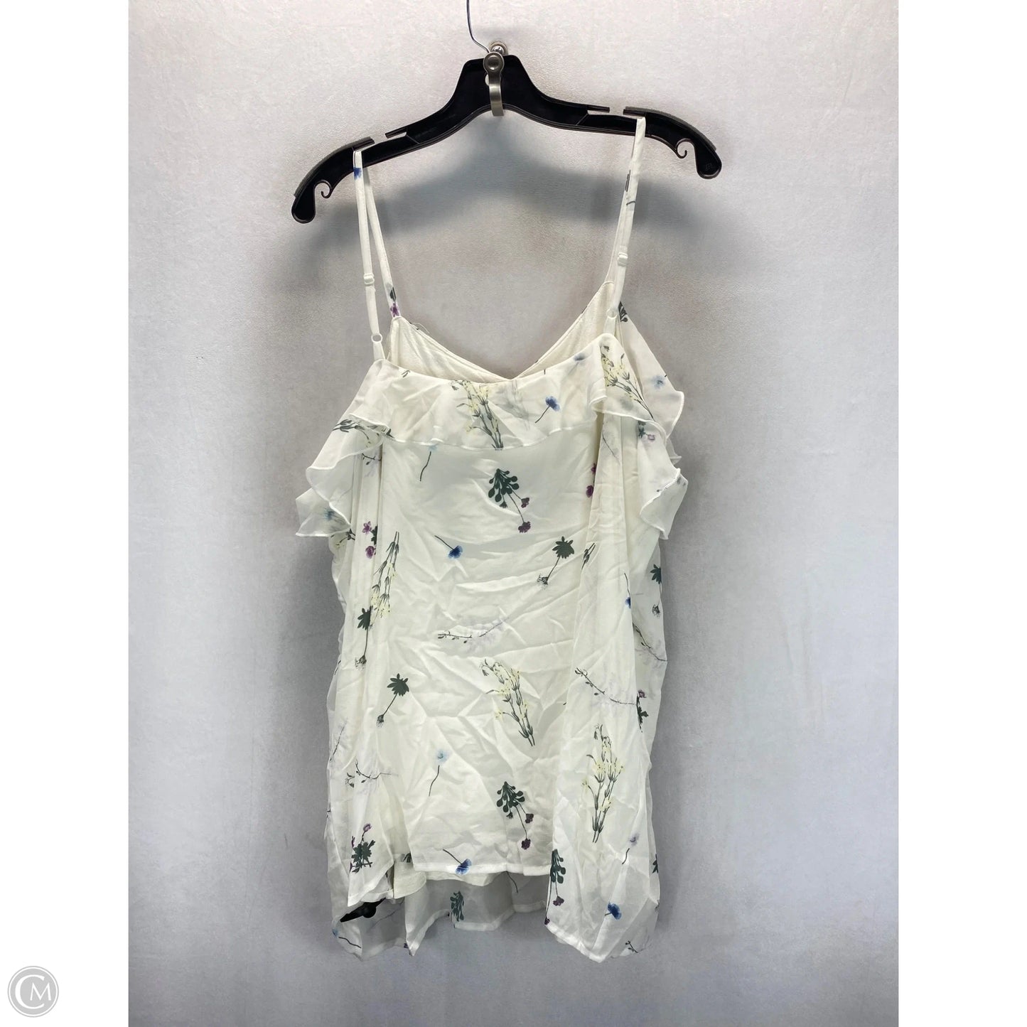 Top Sleeveless By Ellos In Floral Print, Size: 22