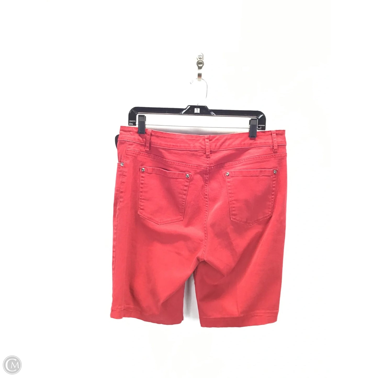 Capris By Bandolino In Red Denim, Size: 12