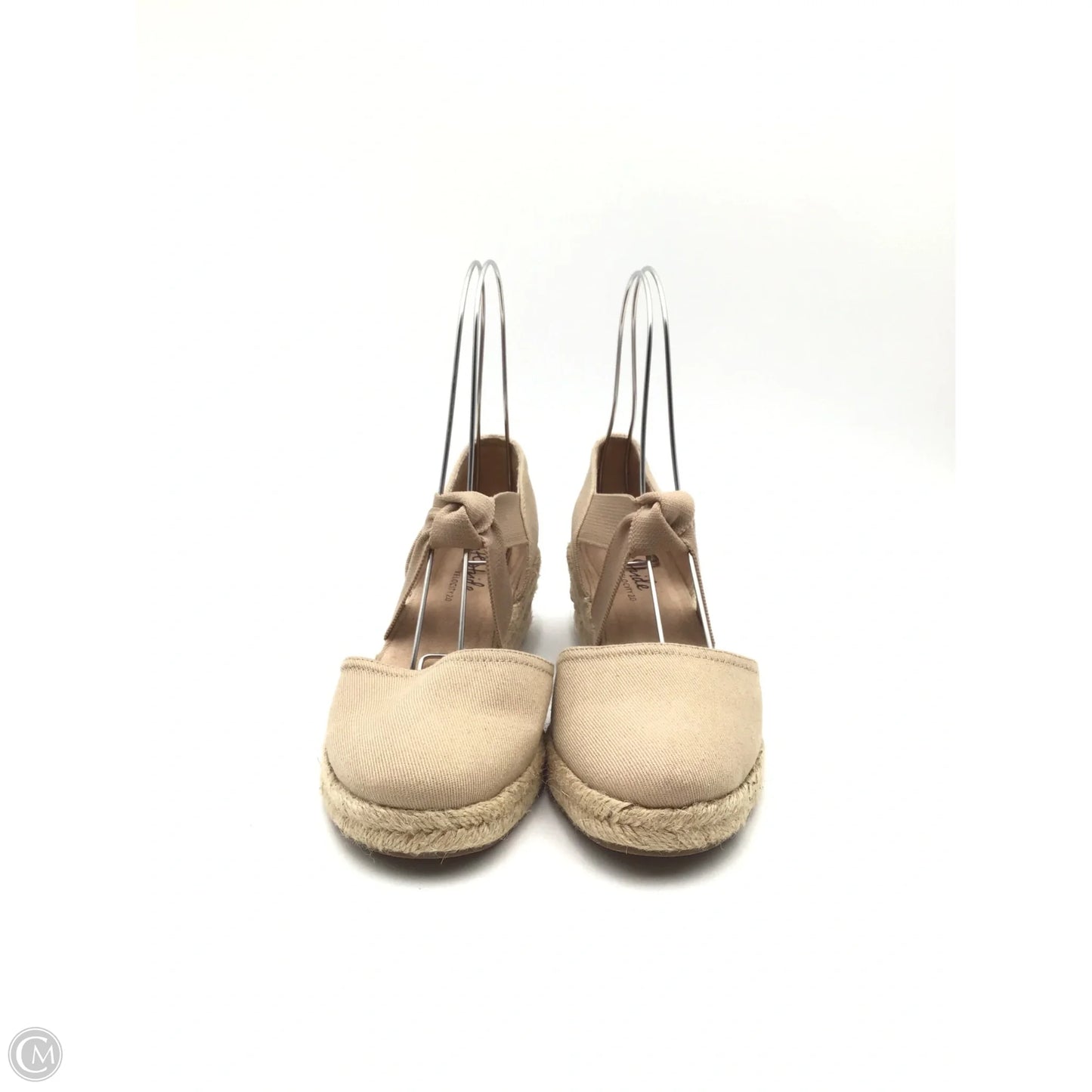 Sandals Heels Wedge By Life Stride In Beige, Size: 10
