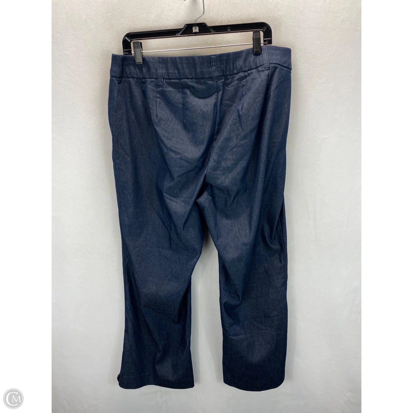 Pants Cropped By Lane Bryant In Blue, Size: 18