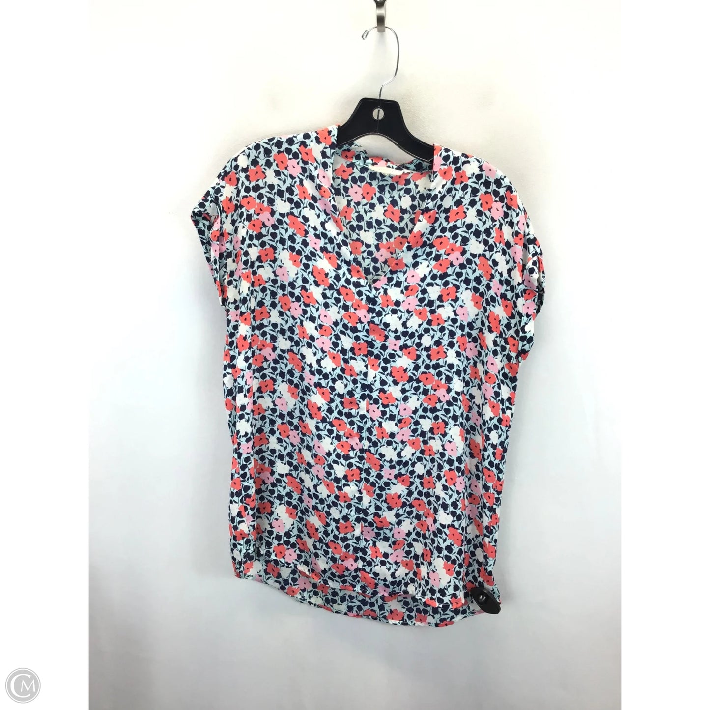 Top Sleeveless By Pleione In Floral Print, Size: S