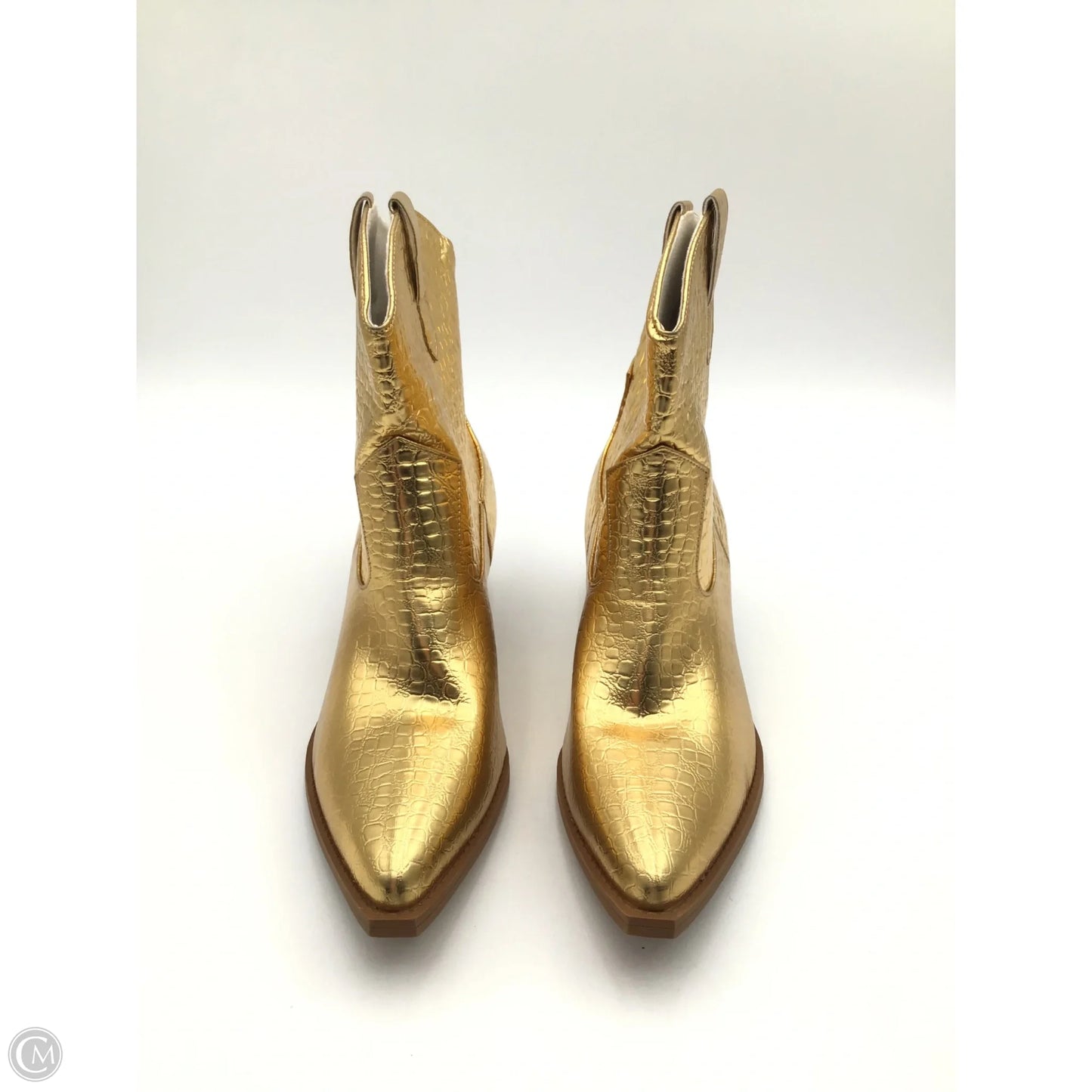 Boots Western By Clothes Mentor In Gold, Size: 11