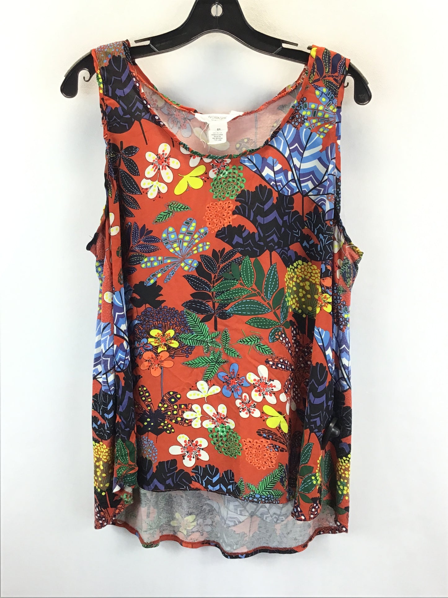 Top Sleeveless By Workshop Size: Xl