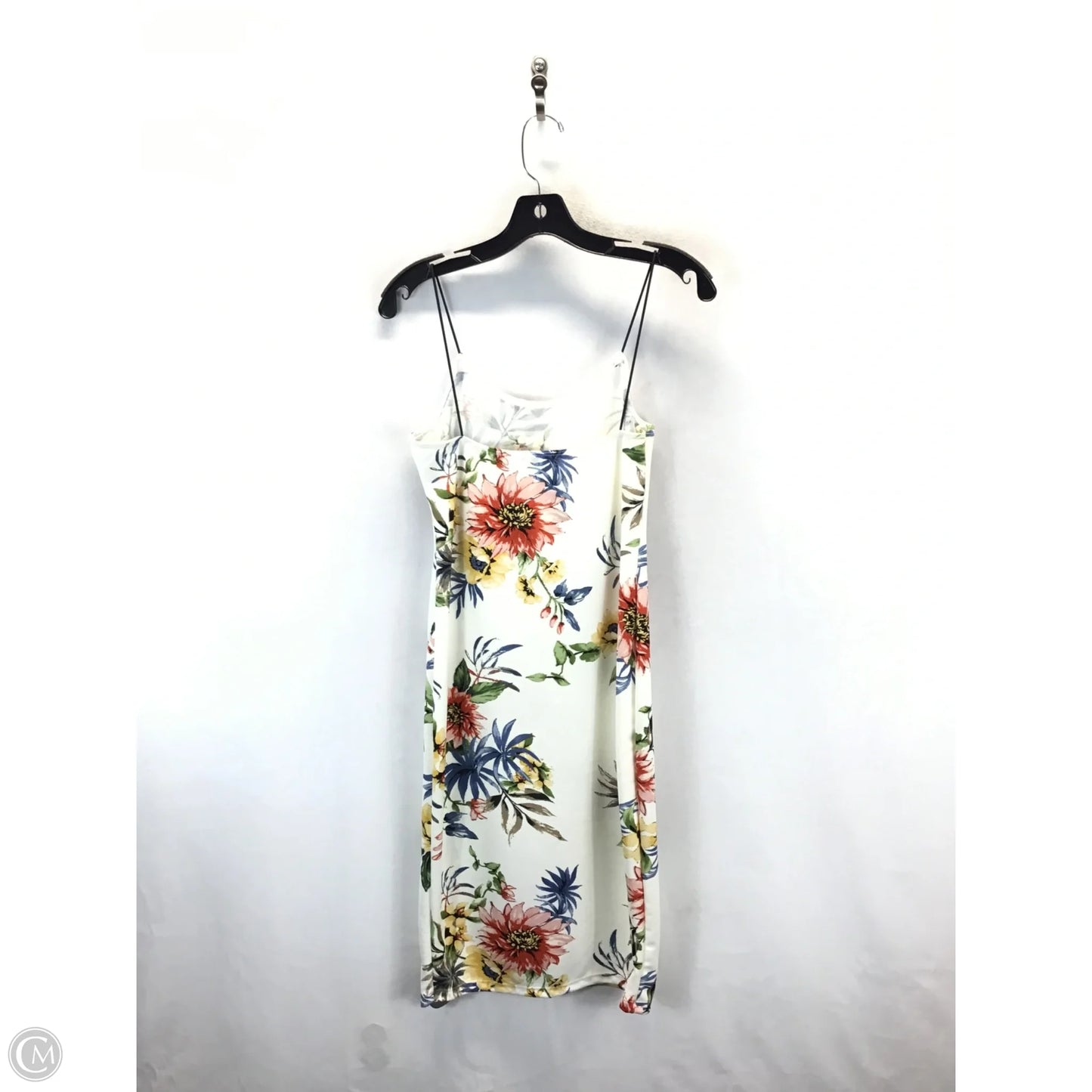 Dress Casual Midi By Clothes Mentor In Floral Print, Size: L