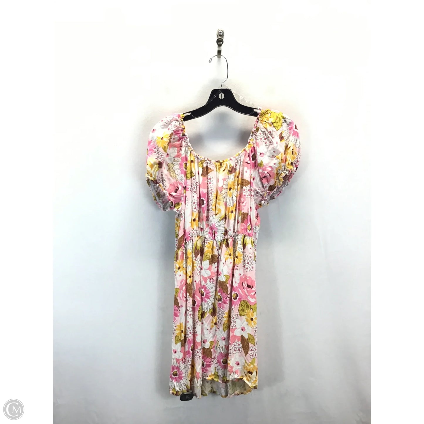 Dress Casual Short By Auw In Floral Print, Size: 1x