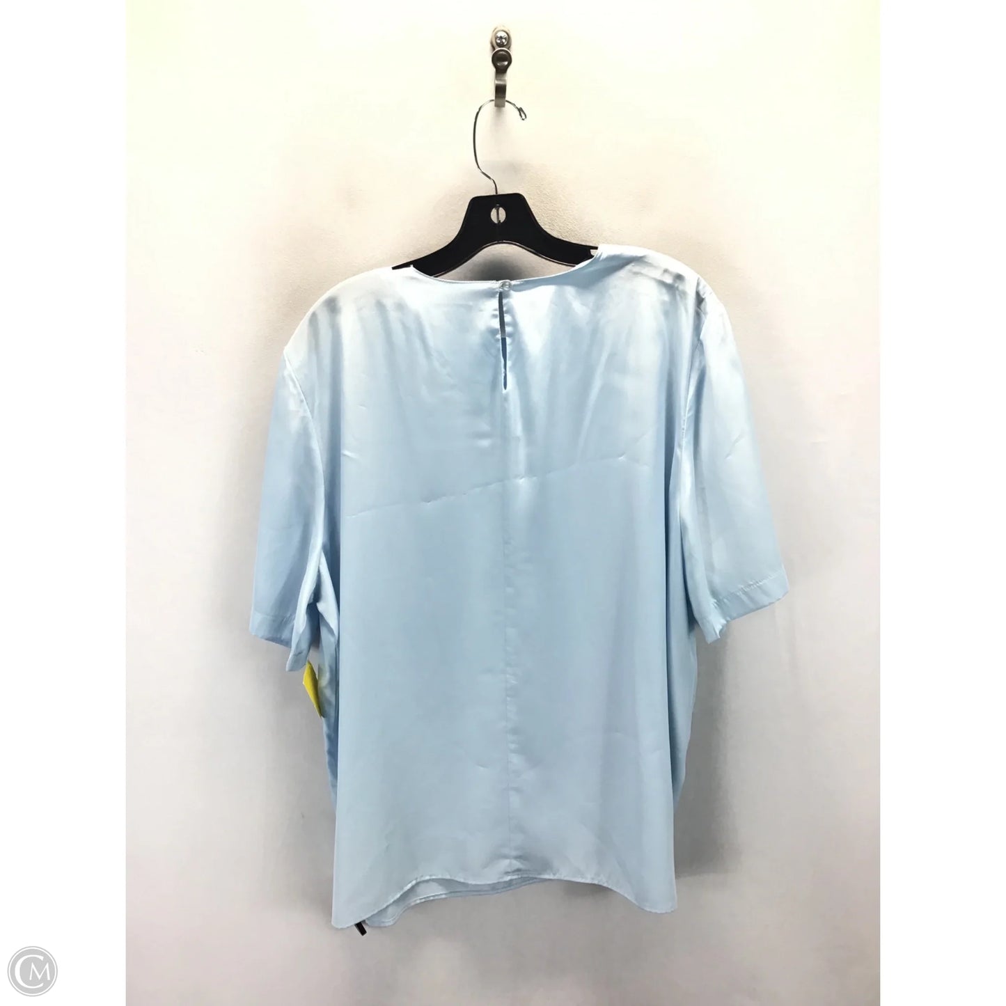 Top Short Sleeve Basic By Clothes Mentor In Blue, Size: 18