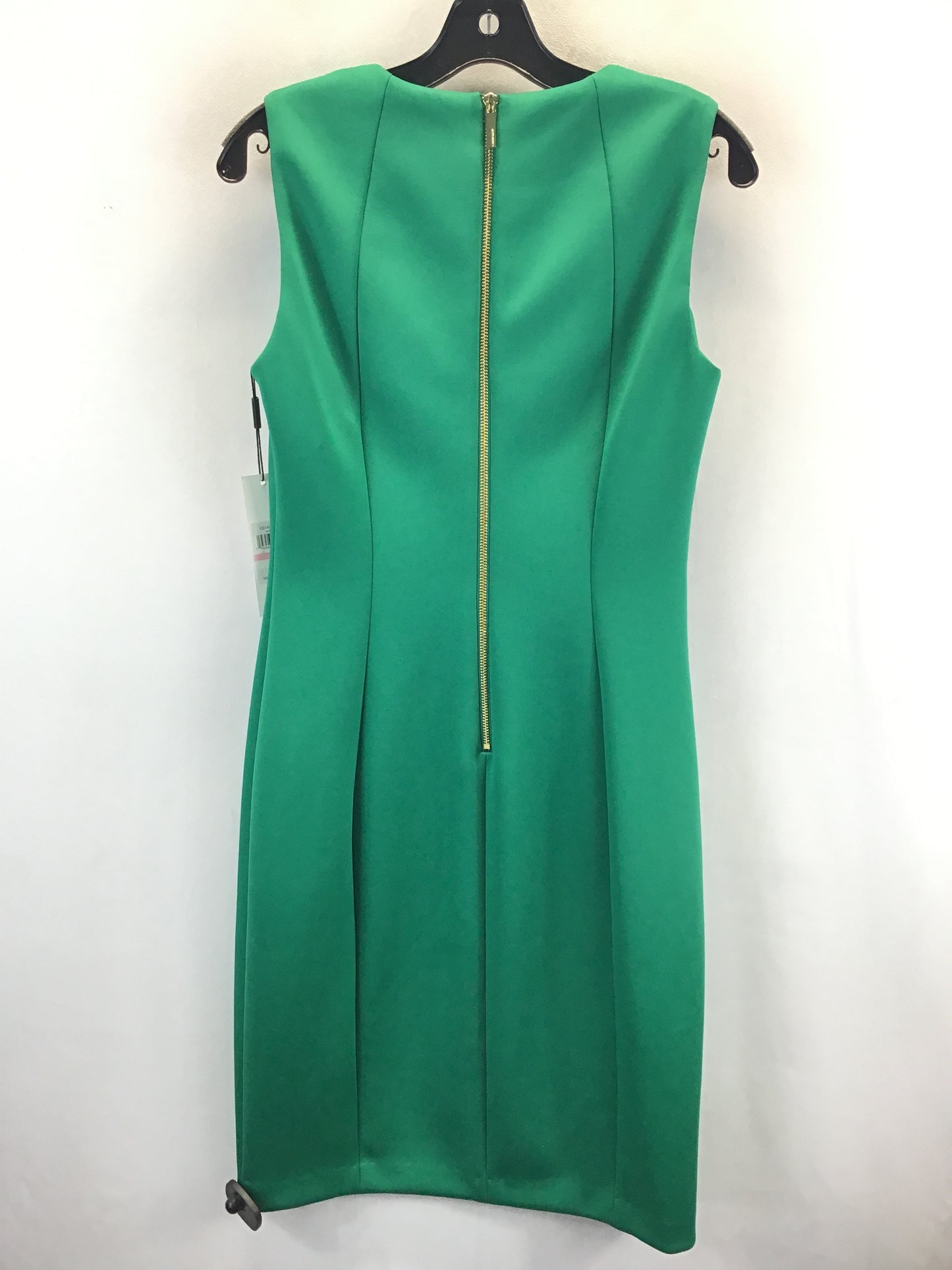 Dress Casual Midi By Calvin Klein In Green, Size: 10