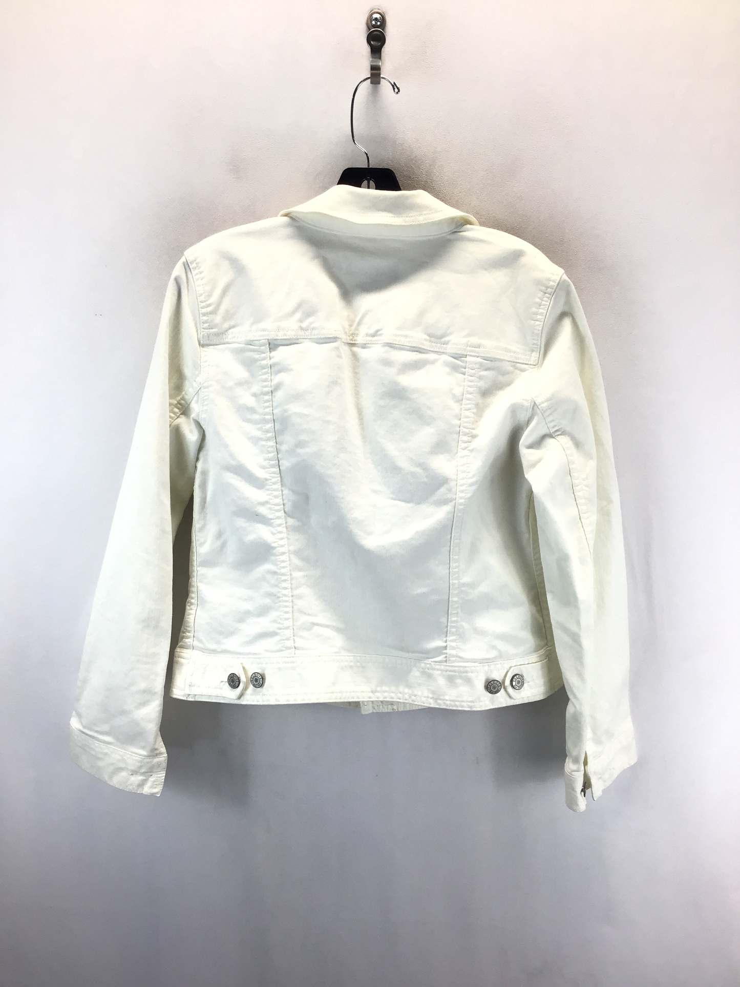 Jacket Denim By Talbots Size: M