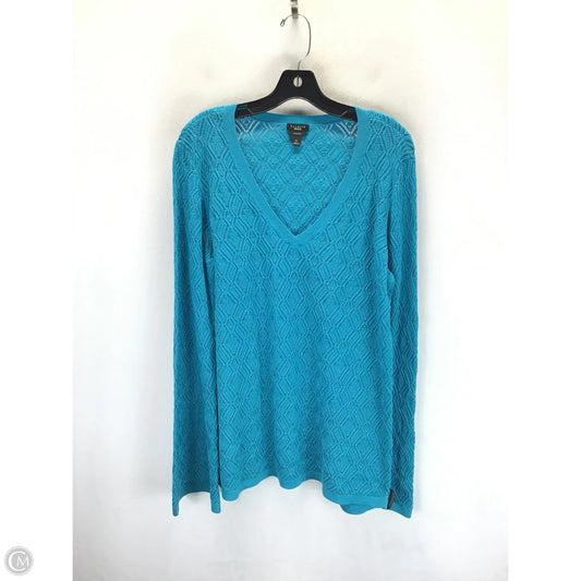 Sweater By Talbots In Blue, Size: Xl