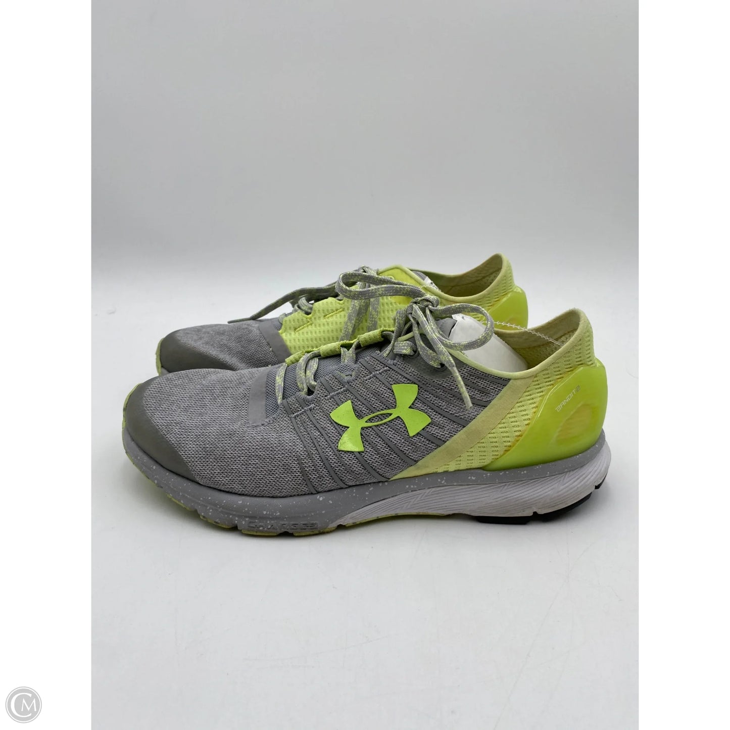 Shoes Athletic By Under Armour In Green & Grey, Size: 9.5