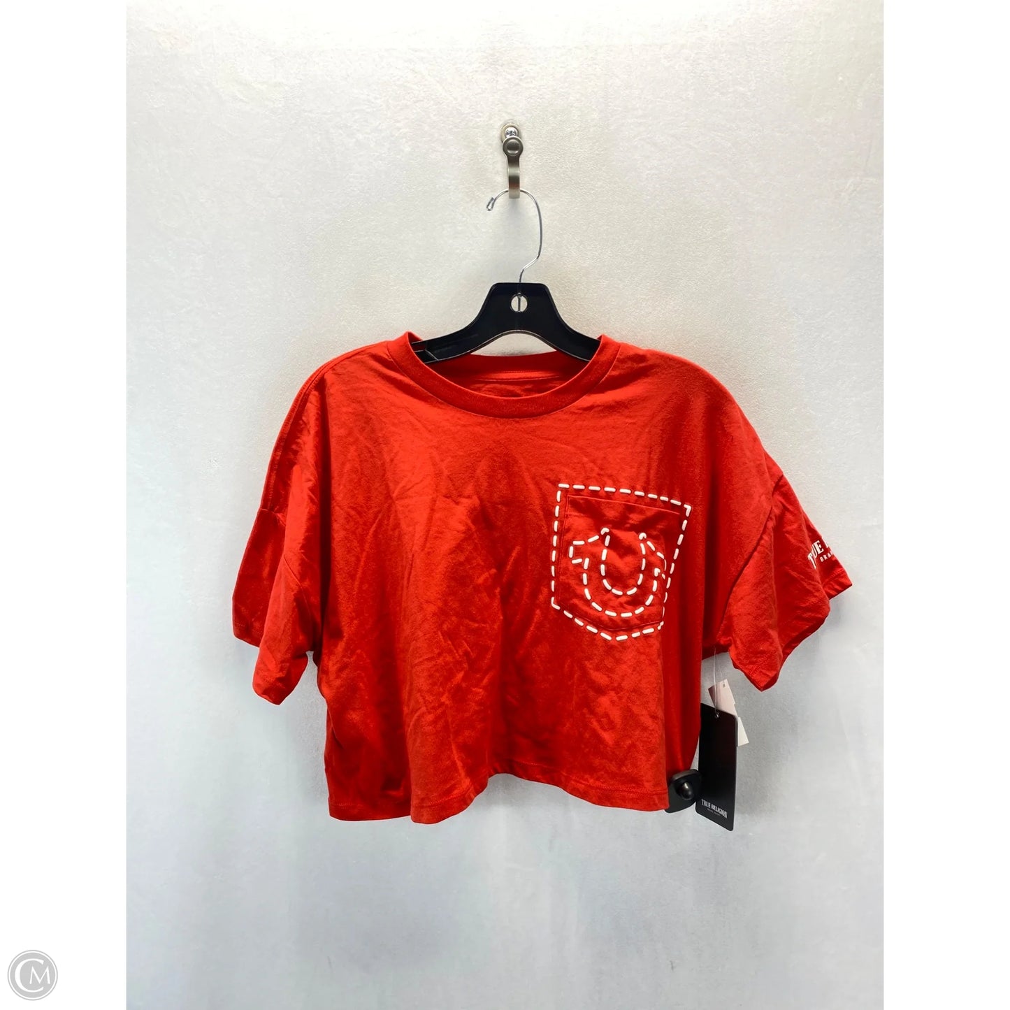Top Short Sleeve By True Religion In Red, Size: M