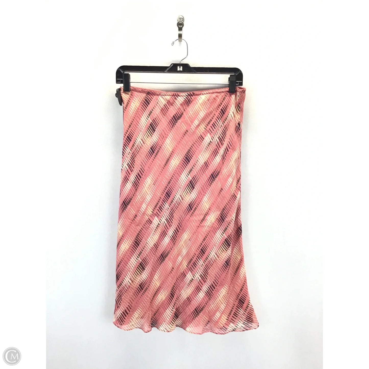 Skirt Midi By Clothes Mentor In Pink & Tan, Size: Mp