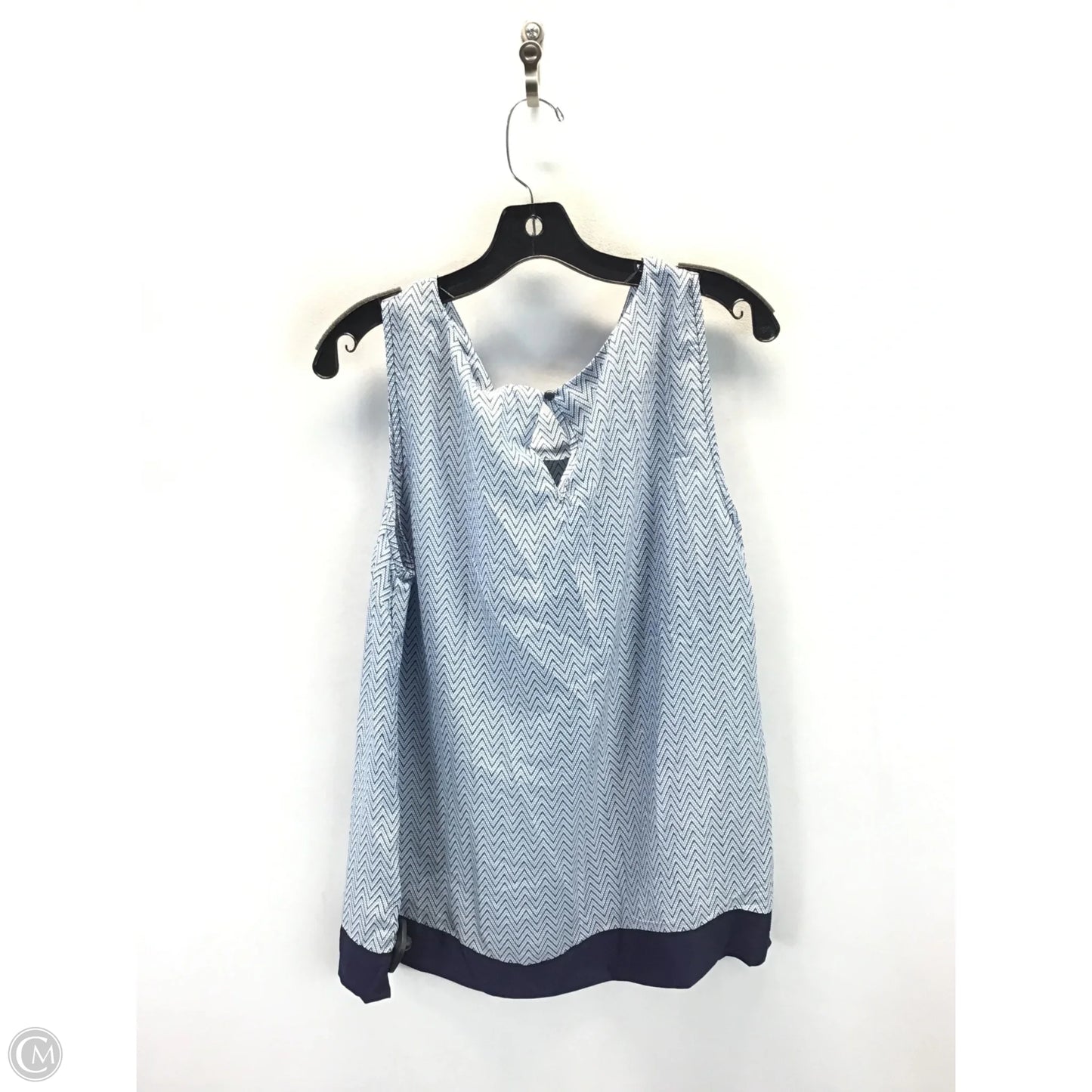 Top Sleeveless By Dalia Collection In Blue, Size: L