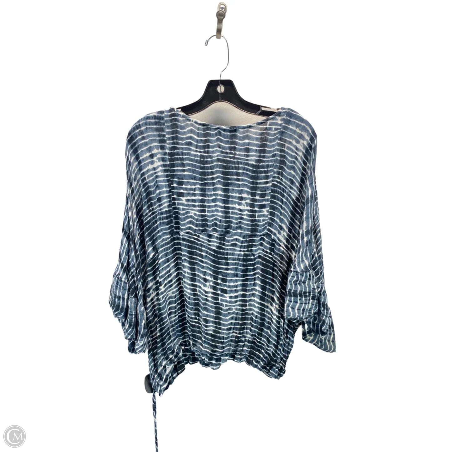 Top Short Sleeve By Clothes Mentor In Tie Dye Print, Size: L