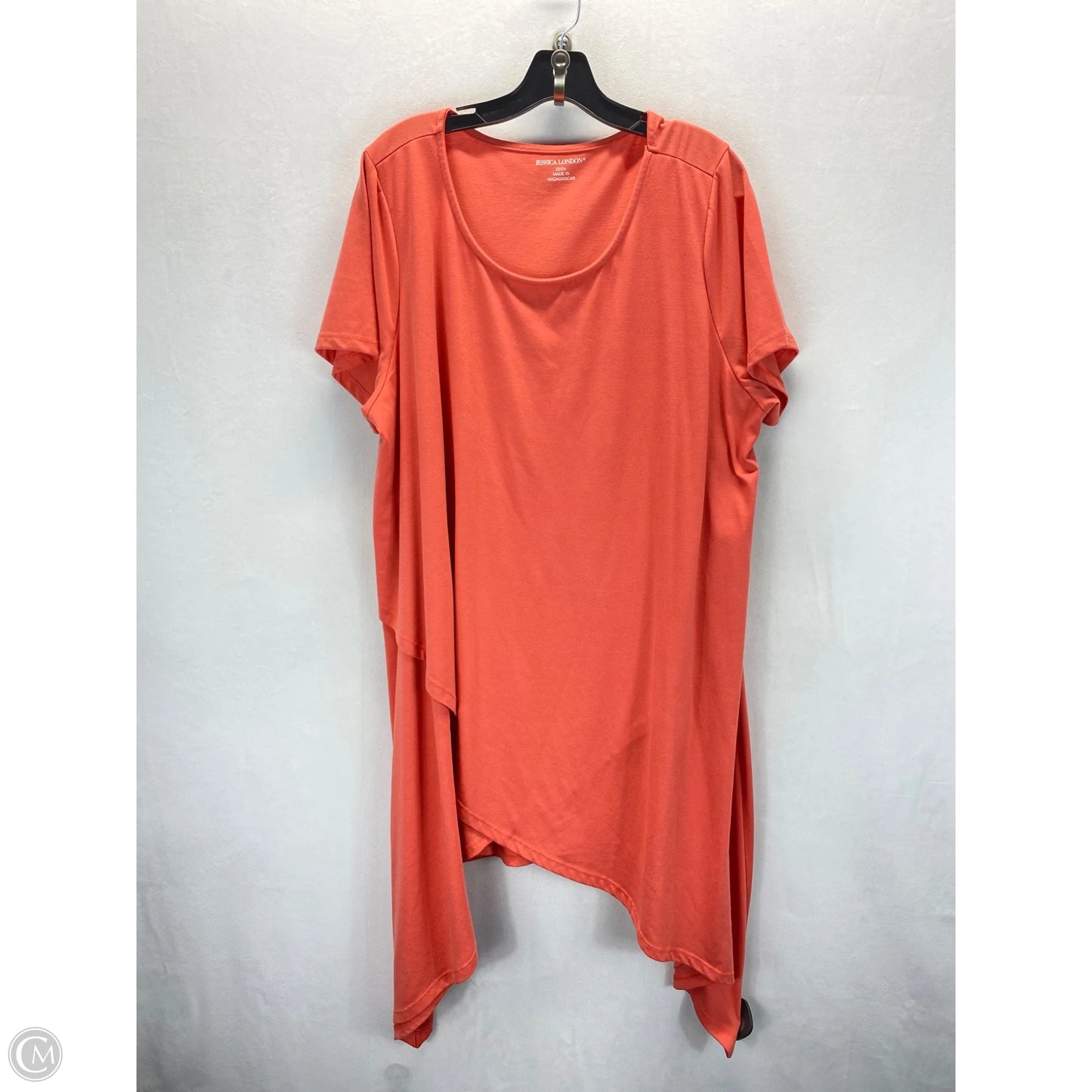 Dress Casual Midi By Jessica London In Peach, Size: 22