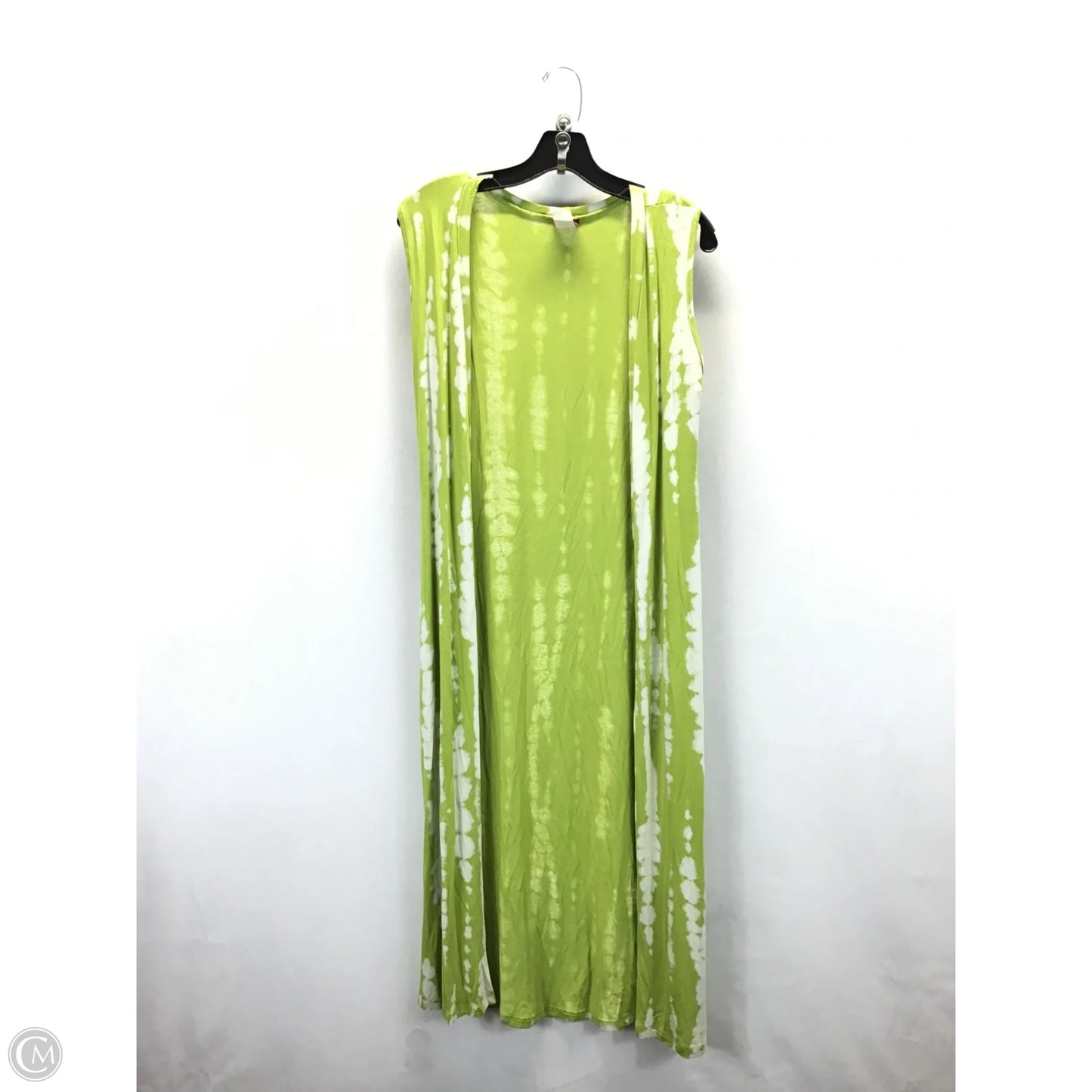 Kimono By Clothes Mentor In Green & White, Size: S
