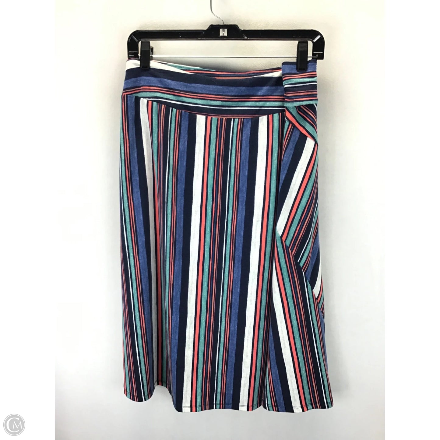 Skirt Midi By Clothes Mentor In Blue & Orange, Size: M