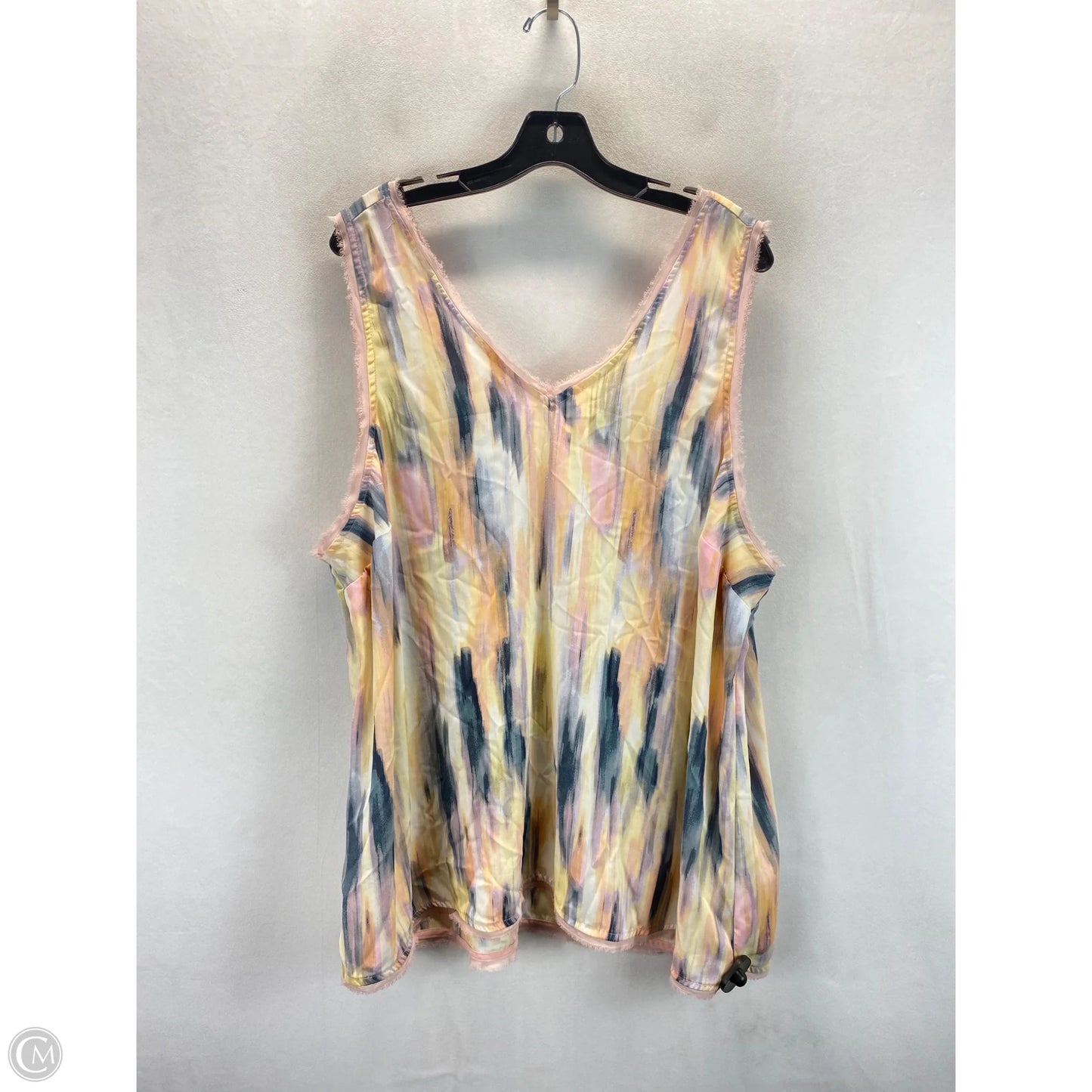 Top Sleeveless By Torrid In Pink & Purple, Size: 22